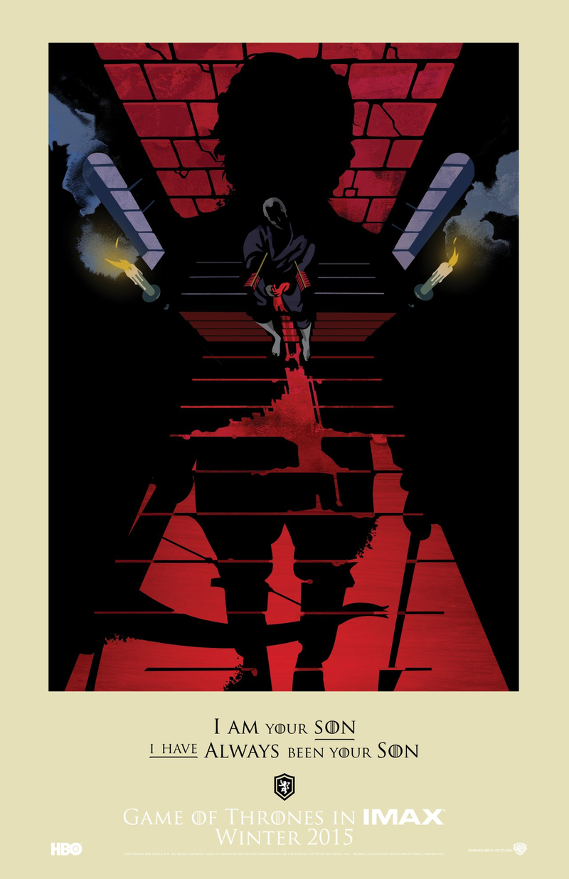 Illustration for article titled Querrás ver Juego de Tronos en iMax solo por hacerte con estos pósters